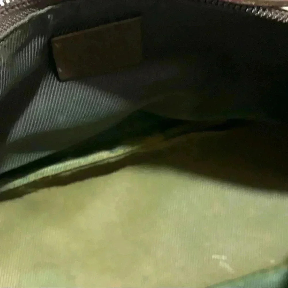 Gucci GG monogram boat pochette top handle neutral s canvas shoulder/ handbag - Picture 8 of 11